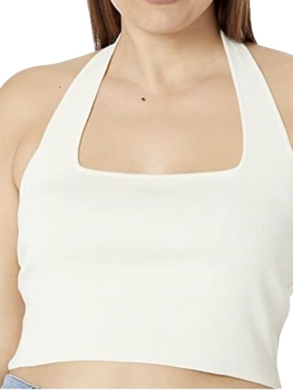 Ivory Halter Crop Top Sz Xxl Nwt